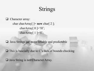 Image result for Difference Between String Array and Character Array in Java