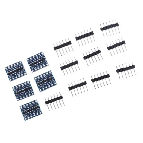 4 Channel I2C Logic Level Converter Module for Arduino, Pack of 5 ...