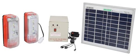 Hilite Plastic Solar LED Home Lighting System (3-Watt, Combo of 4 ...
