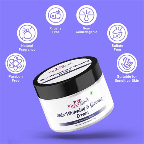 Pink Root Skin Whitening & Glowing face Massage Cream 100gm For Men ...