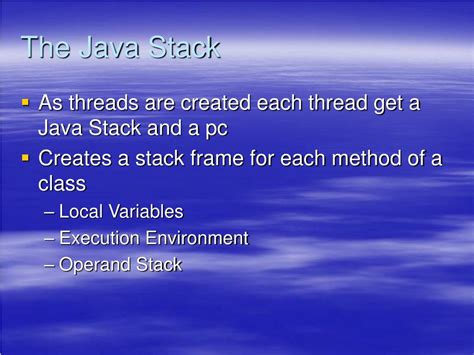 Image result for Java Stack Frame vs Operand Stack