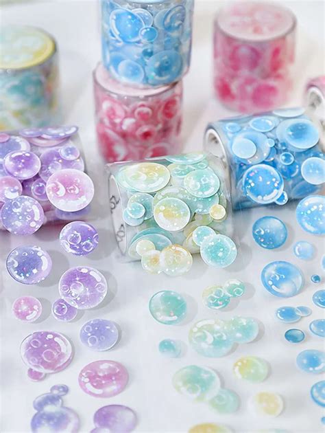 1pc Bubble Pattern Random Washi Tape Back To School | SHEIN USA