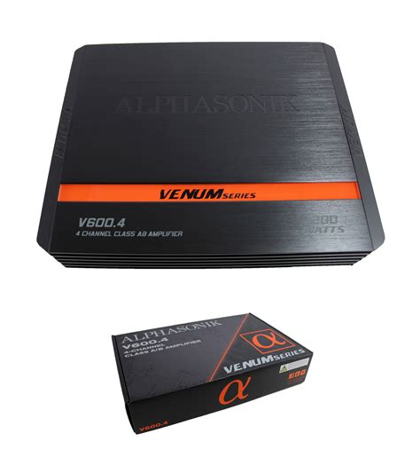 Buy 1200W Alphasonik Class A/B 4 Channel Mosfet Car Audio Amplifier ...