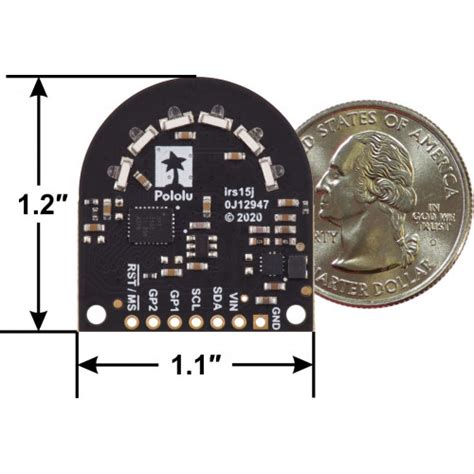3-Channel Wide FOV Time-of-Flight Distance Sensor Using OPT3101 (No ...