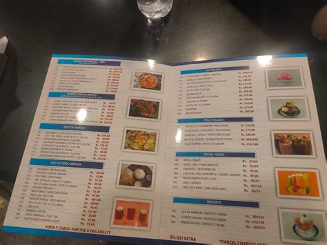 Menu at Nasi Kandar Pelita Halal Malaysian Cuisine, Chennai