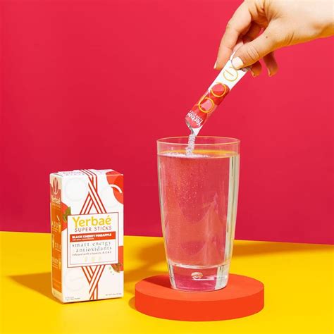 Buy Yerbae Super Sticks Energy Drink Mix - Black Cherry Pineapple, 0 ...