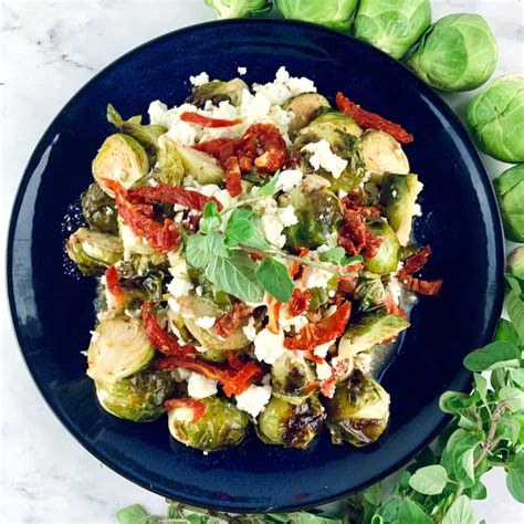 Roasted Brussel Sprout Salad - Salads with Anastasia