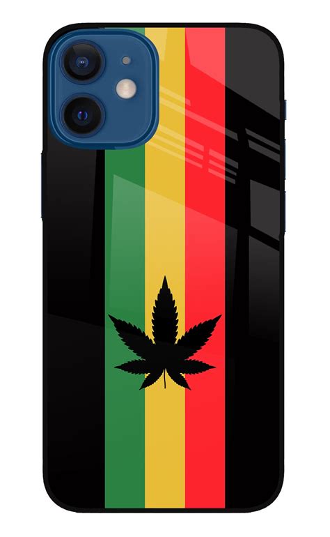 Buy Now Weed Flag Glass Case for iPhone 12 Mini Online | Casekaro