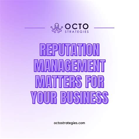 Your reputation precedes you, online and off. 🌟 At Octo Strategies, we ...