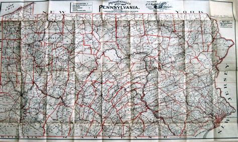 1900's Road Maps of Pennsylvania