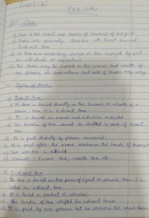 Scribd - full notes for taxation law (reference material from college ...