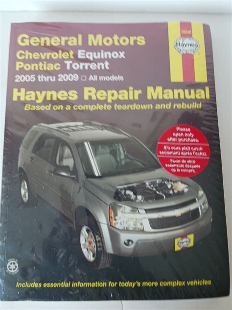CHEVROLET EQUINOX & PONTIAC TORRENT, 2005-2009 (HAYNES By Haynes **BRAND NEW** | eBay