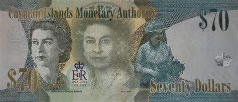 70 Dollars (Platinum Jubilee of Queen Elizabeth II) - Cayman Islands ...