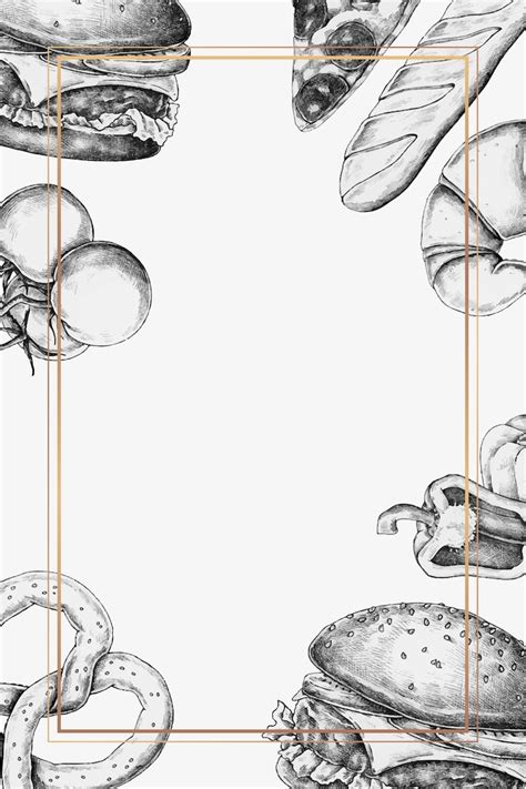 Food Menu Borders 的图像结果