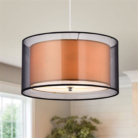 Warehouse of Tiffany Jonah 3-light Double Drum Shade India | Ubuy