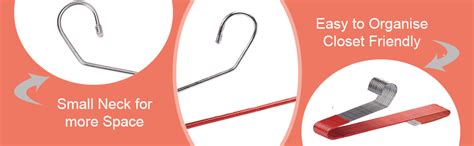 ROLLYWARE Stainless Steel Saree Hanger with Anti Slip Design Pack of 10 ...