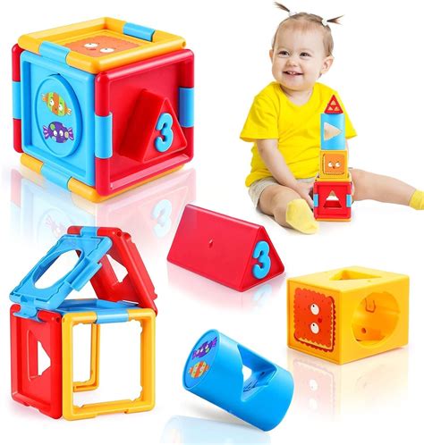 NIRLABH Building Blocks, 1-3, Baby Sorting & Stacking Toys Activity ...