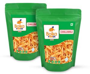 bolka foods Chilli Mili Namkeen,Homemade Crispy & Crunchy Snacks ...