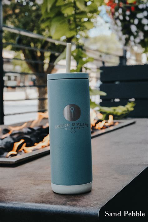 20oz Cold Tumbler w/ Straw - Coeur d' Alene Coffee Co.