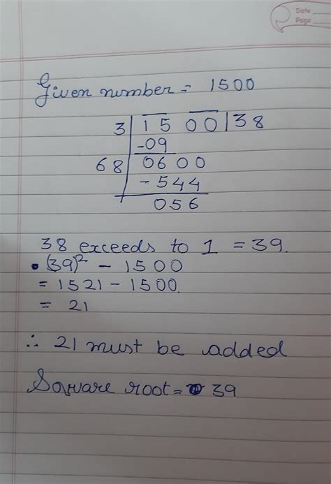 17. Find the least number which must be added to 1500 so as to get a ...