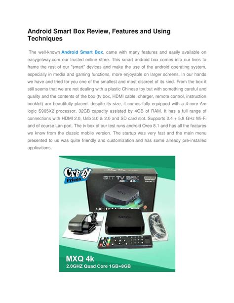 Image result for Smart Box Review