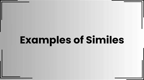 Examples of Similes 的图像结果