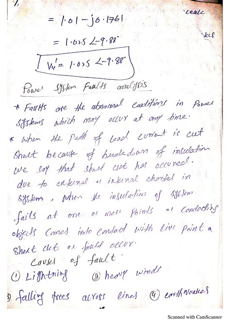 Fault Analysis in Power System Using per Unit 的图像结果