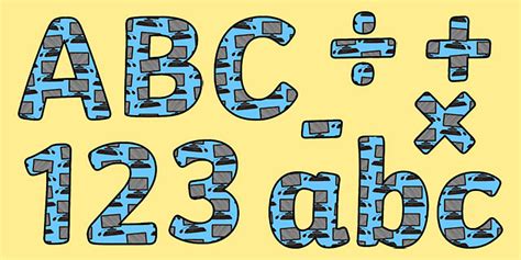 👉 Computer Area Display Lettering