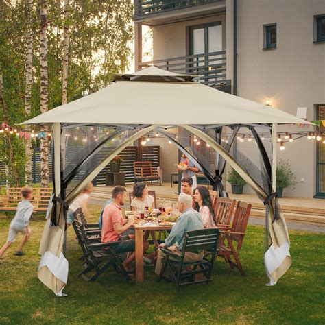 Snapklik.com : YITAHOME 13x13 Pop Up Gazebo Double Roof Patio Gazebo ...