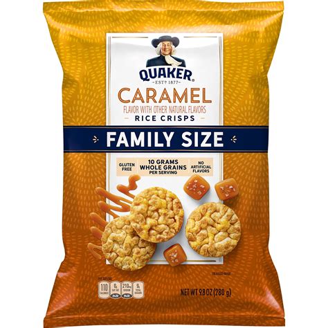 Quaker Rice Crisps Caramel, OIF8 9.8 Oz - Walmart.com