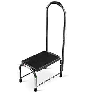 Giantex Step Stool with Handle, Medical Step Stool w/ Handle and Non ...