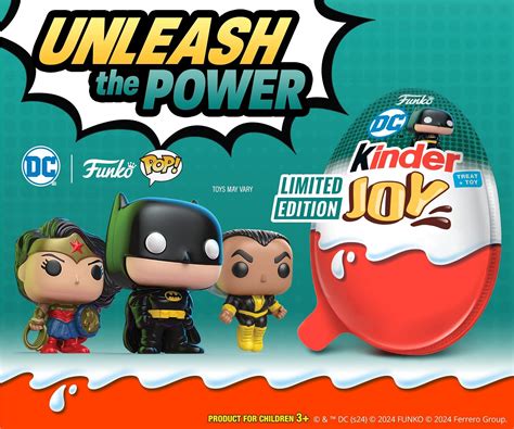 Kinder Joy Reveals Limited Edition DC Funko Pop! Eggs & Chocolate