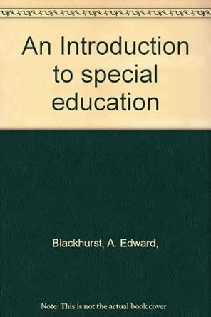 Buy An Introduction to special education Book Online at Low Prices in ...