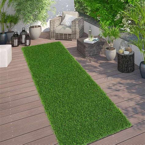 Amazon.com: Bsmathom Artificial Grass Rug Indoor Outdoor Rug, Synthetic ...