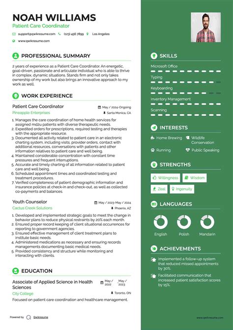 10+ Patient Care Coordinator Resume Samples & Templates for 2025