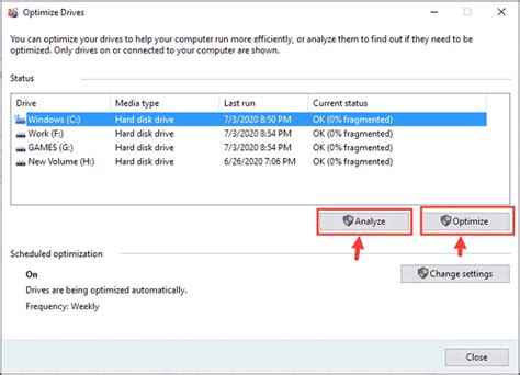 Image result for Defrag Windows 10