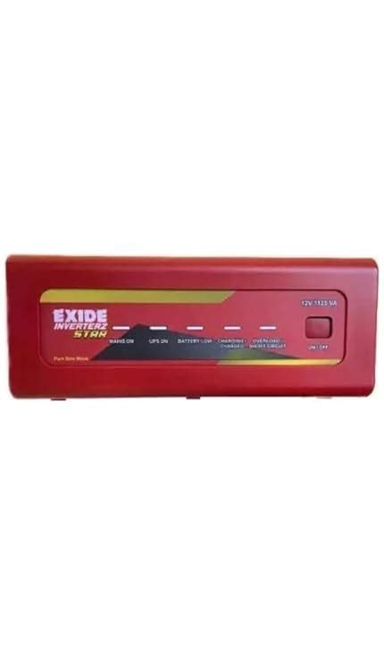 EXIDE INVERTERZ Star(STAR12V1125) 12V Microcontroller Based Pure Sine ...