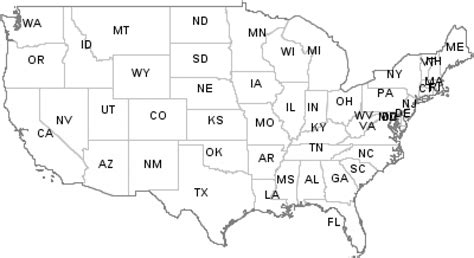 Image result for 50 State Zip Code Map