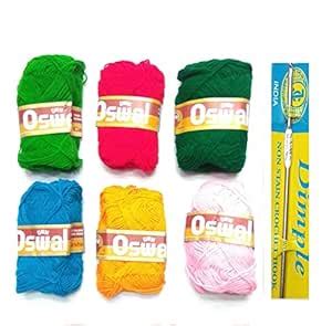 MK Oswal Wool Ball/Bundle Knitting Yarn, Crochet Yarn, Craft Wool Yarn ...