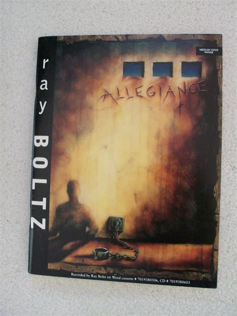 Ray Boltz Allegiance Songbook : Amazon.in: Books