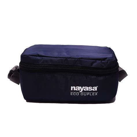 Buy Nayasa Eco Duplex Lunch Box with 3 Airtight Stainless Steel ...