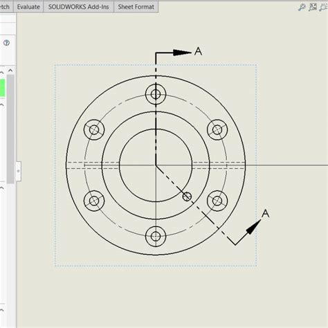 Image result for SolidWorks Drawing Section View
