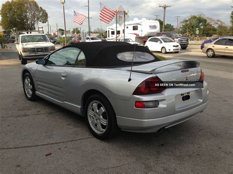 2001 Mitsubishi Eclipse Spyder Gt Convertible