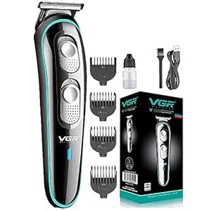 VGR V-055 Professional Cordless Beard Hair Trimmer Kit Wireless Hair ...