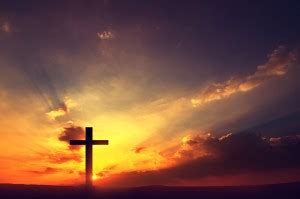 KD crosses at sunset Sticker Poster|christian religion|Jesus christ ...