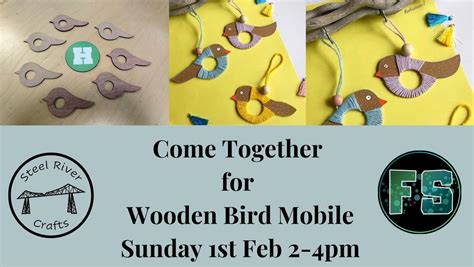 Come Together for Wooden Bird Mobile, St Barnabas Church Middlesbrough ...