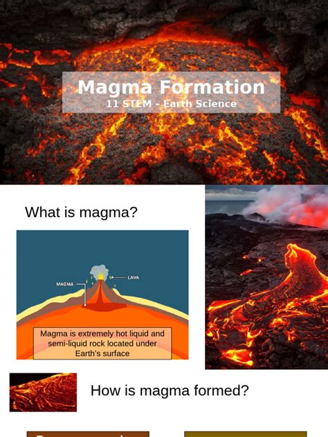 Image result for Magma Formation Process