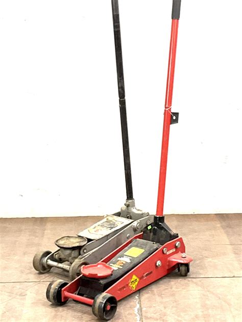 Lot - (2) 3-Ton Hydraulic Floor Jacks, Sears, Allied