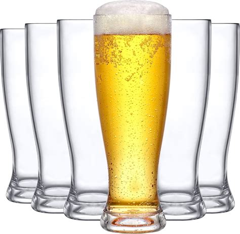 Amazon.com | Amazing Abby - Genny - 22-Ounce Plastic Beer Glasses (Set ...