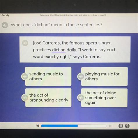 KD What does "diction" mean in these sentences? D José Carreras, the ...